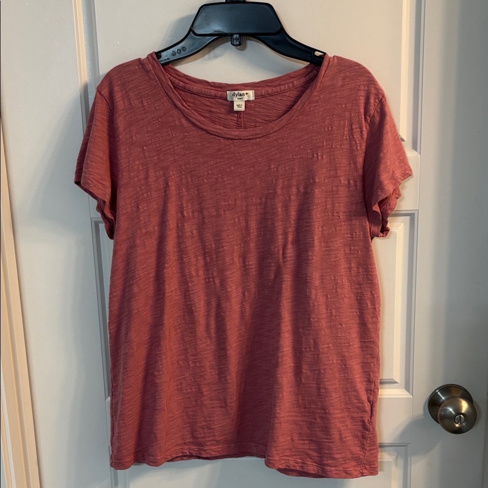 Dylan Women's Short Sleeve Tee in Brick Red